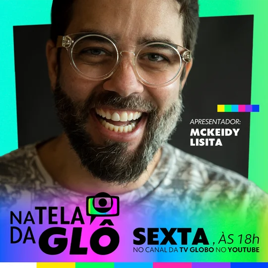 Na Tela da Glô com o apresentador Mckeidy Lisita
